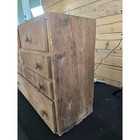 Antique Primitive Wood Chest Of Drawers Rustic 5 Drawer Farmhouse Style tool Box
