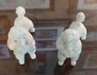 Vintage Pair Enesco Ceramic Poodles