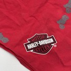 Vintage Harley Davidson Bandana Lady Rider Motorcycle Red Usa
