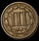 1889 3cn Three Cent Nickel - Key Date   Free Shipping - Jam225