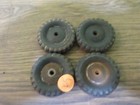 Vintage Structo Truck Set Of 4 Solid Rubber Tires For Parts
