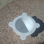 Large 7  White Marble Apothecary Mortar