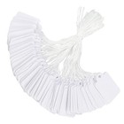 500pcs Price Tags With String Attached  White Clothing Tags For Business Selling