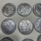 Lot Of 10 Morgan Silver Dollars 90  Silver Various Dates 
