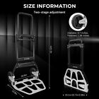 Dolly Cart And Folding Hand Truck   heavy Duty 331lb Capacity Dolly For Moving      