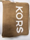 Michael Kors Logo Knit Beanie Hat   Scarf 2-piece Set One Size Brown white