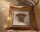 Vintage Mcm George Briard Wheat Design Guild Glass Tray - Original Box