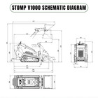 Typhon Stomp V1000 Kubota D1105 Diesel 24 4hp Skid Steer Hydraulics Full Control