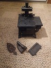 Vintage Antique Cast Iron American Queen Wood Stove With Iron 