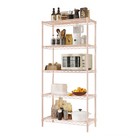 5tier Wire Shelving Unit Nsf Metal Storage Shelf Rack Adjustable Pink White Gold