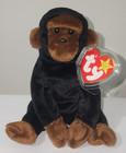 Ty Beanie Baby - Congo The Gorilla  5 5 Inch  New Mwmts Plush Stuffed Animal Toy