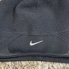 Women   s Nike Thermal Beanie Hat Skull Cap Running Pony Tail Hole Black Fleece