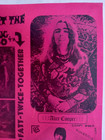 Alice Cooper 1969 Pretties For You Tour Original Vintage Concert Handbill Mint-