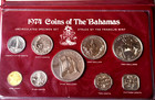 1974 Coins Of The Bahamas The Franklin Mint  9-coin Specimen Set