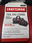 Craftsman 2 Pc Tool Bag Combo 16  20  Heavy Duty Soft Sided Storage New 27851