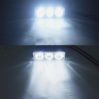 2pcs 3 Led Daytime Light Super White High Power Car Drl Running Work Fog Lamp     