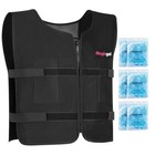 Cooling Vest With Ice Packs For Men   Women  Adjustable Ice Vest For Medium