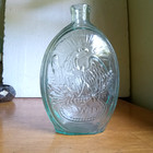 1820s Washington T w d Eagle G1-16 T w dyott Kensington Ribbed Historical Flask