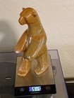 Vintage Native American Signed Sculpture Heavy Carving Of Iconic Bear