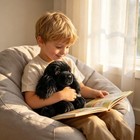 Tiny Heart Black Cocker Spaniel Stuffed Animal Dog Toy 10 6 Inch