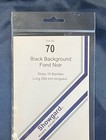 Showgard Stamp Black Mounts Size 70 Free Usa Shipping 264 Mm By 70 Mm 10 Strips