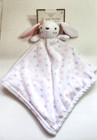 Modern Baby Bunny Security Blanket Large Oversized Snuggle Blankie White Lovey