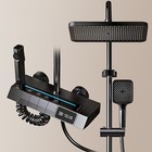 12  Shower Faucet Set Rainfall Head Combo Massage Jet Led Display Valve 4 Outlet