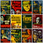 285 Horror Scary Movies 128gb Usb Flash Drive 380  Hr Public Domain Royalty Free