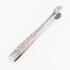Richard Ferris Exeter Georgian Sterling Silver Sugar Tongs Bright Cut C  1790
