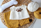 Handmade Crochet Dog Plush Toy Amigurumi Puppy Gift Long Ears Soft Doll 17 In