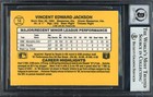 Bo Jackson Auto 1987 Donruss Rookie Card Royals Gem 10 Auto Beckett 192873