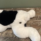 Fao Schwarz Toy Dog Black White Plush Stuffed Animal 2018