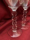 6 Crystal Cristal D   arques Noel Stem Christmas 12 Oz Water Wine Goblets Glasses