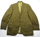 Vtg 1960s Sears 2 Pc Suit Brown Hollywood Mod Vlv Tapered Wool 44l   36 5 X 29 5