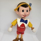 Vintage 1960s Ideal Disney Pinocchio Composition wood Jointed Doll Euc