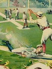 1890s Baseball Heroes Club Captain Portraits - Vintage Style Sports Poster 18x24