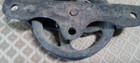 Barn Door Bottom Track Roller Single Vintage Antique Original