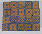20  Antique Vintage Wooden Children s Building Picture Blocks