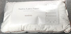 2 Saatva Latex Pillows Queen  White Organic Cotton Luxury Hotel Comfort  330