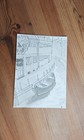 Original Pen   Ink Drawing     Boat     A5     Signed