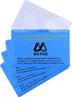 4 Pack Wallet Magnifier Card Plastic Pocket Credit Card Size Magnifying Glass   