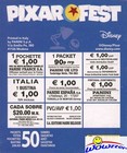 Panini Pixar Fest Sticker Huge 50 Pack Factory Sealed Box-250 Stickers  Imported