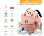 Multi Function Baby Diaper Bag Backpack With Changing Station Mommy Travel Bag