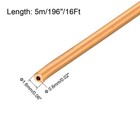 Uxcell Refrigeration Tubing  1 16  Od X 1 32  Id X 16 Ft Soft Coil Copper Tubing