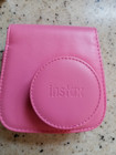 Fujifilm Instax Mini 9 Groovy Case   Shoulder Strap Hot Pink In Box New