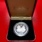 2007 British Virgin Islands  10 Proof  85 Oz Silver Lion Eagle Pobjoy Box coa