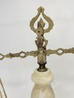 Intricate Decorative Vintage French Marble   Brass Working Balance Scale