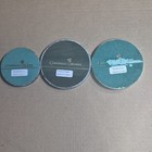 Connemara Marble Round Slip-proof Marbled Marble Coasters Set Of 3