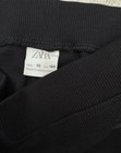 Zara Girls 10  Black Ribbed Leggings