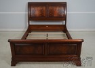 69985  Ethan Allen Newport Collection Queen Size Mahogany Sleigh Bed